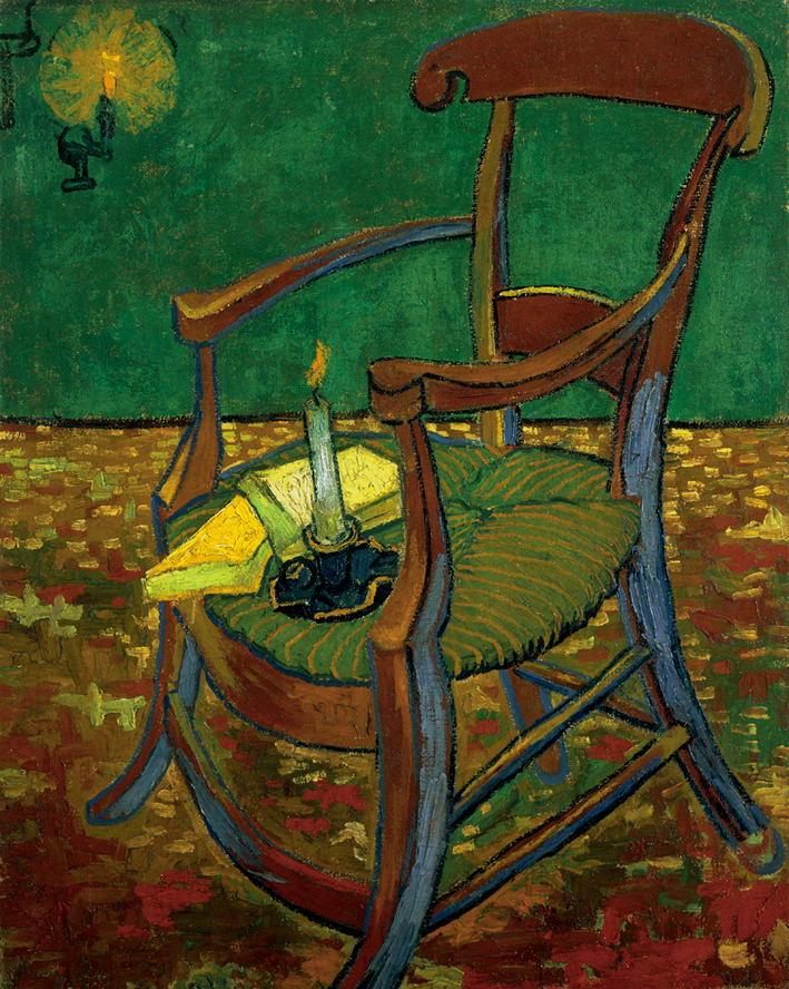  文森特·威廉·梵高  Vincent Willen Van Gogh ——高更的椅子 (December 1888 - 1888)